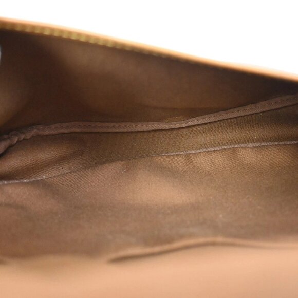 LOUIS VUITTON Logo Saumur 30 Shoulder Bag Monogram Leather Brown - Picture 10 of 15